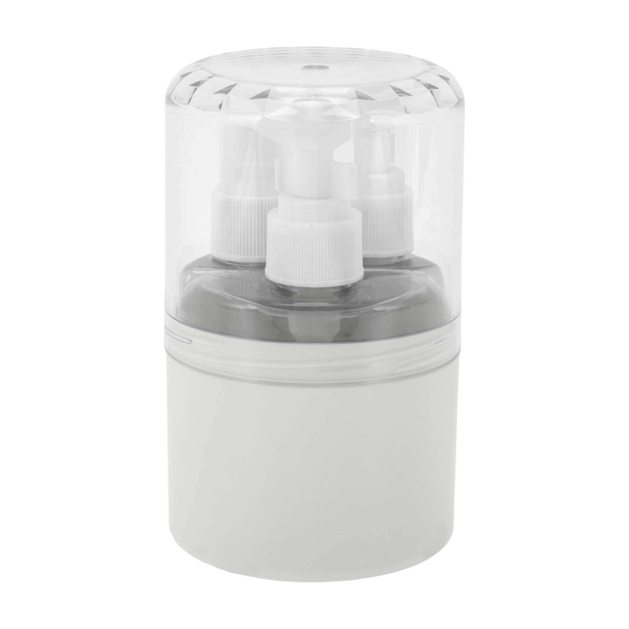 Unique Bargains Portable Travel Container Set 3 Pcs for Gray