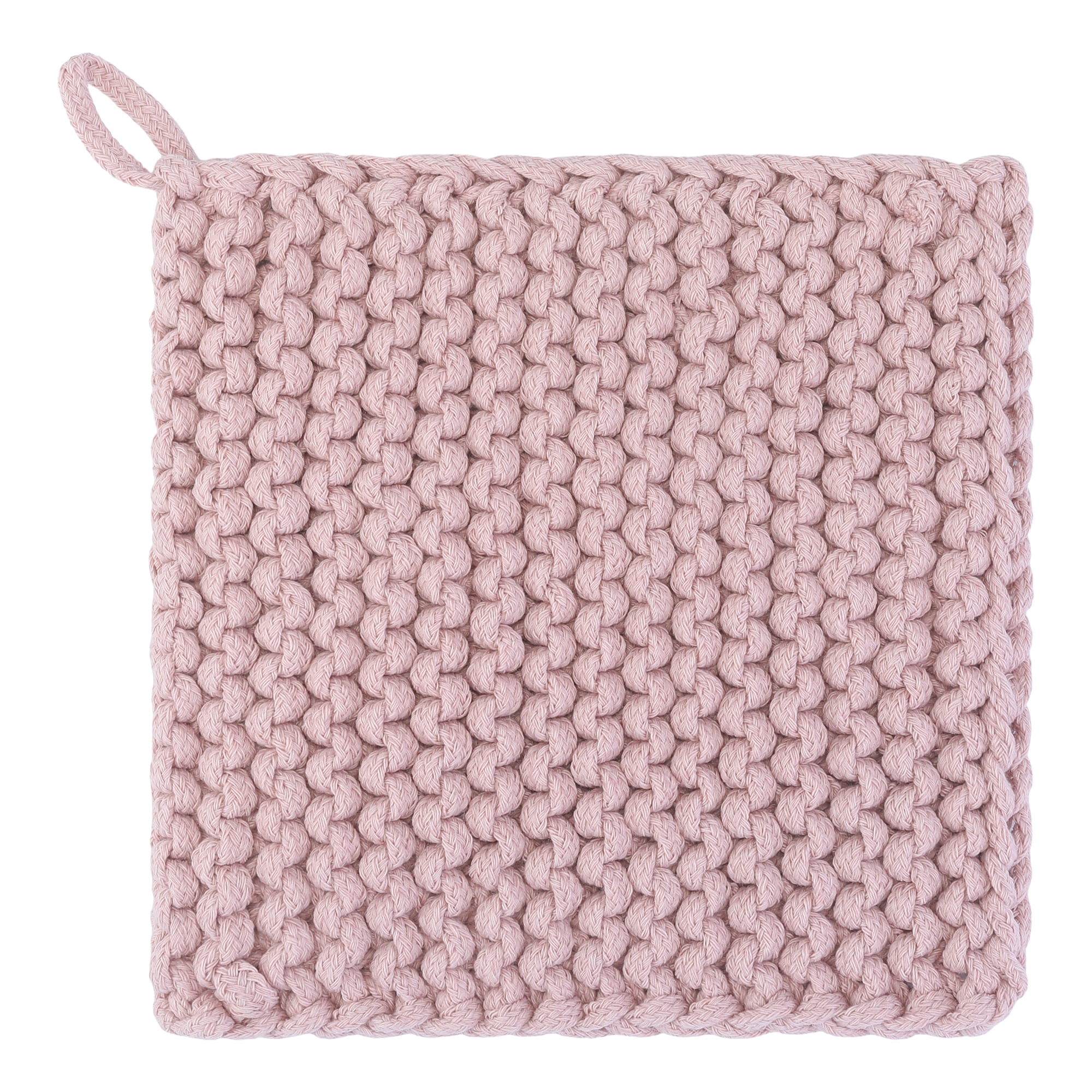 Unique Bargains Pot Holders Heat Resistant Non Slip Hot Pads Cherry Pink 7.5*7.5in