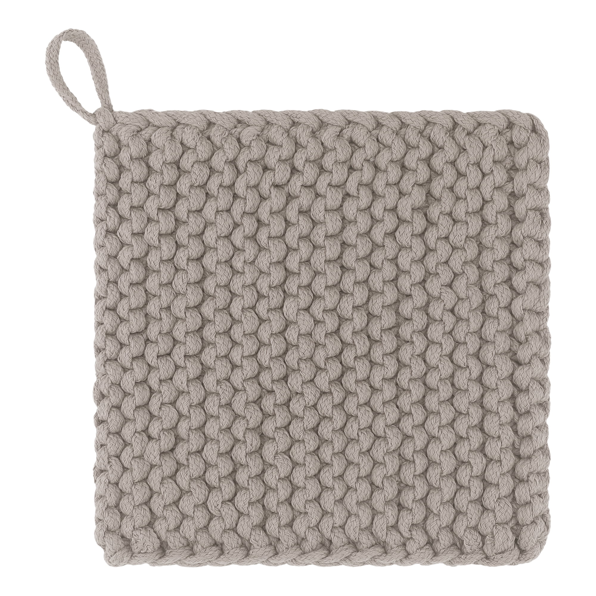 Unique Bargains Pot Holders Heat Resistant Non Slip Hot Pads Khaki 7.5*7.5in