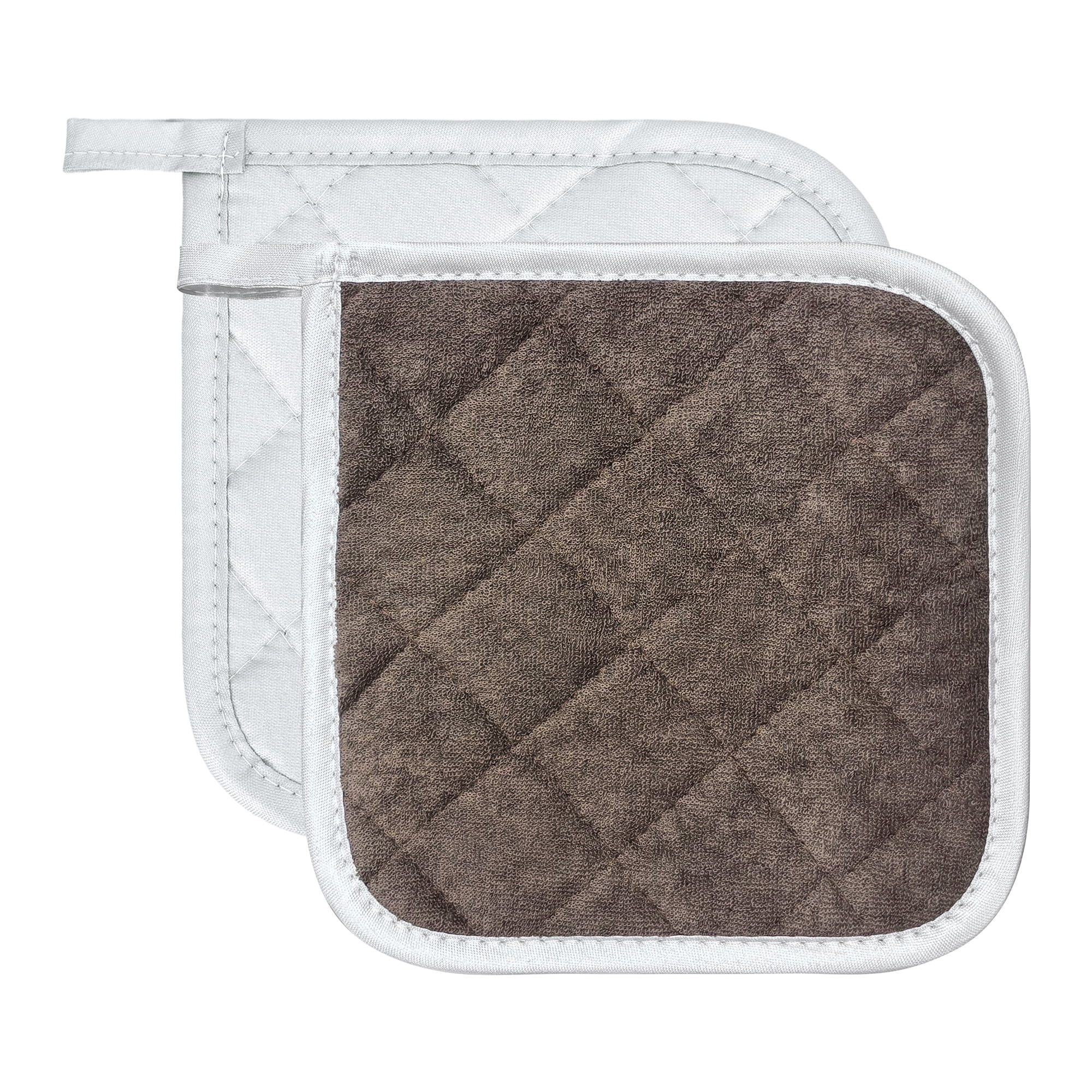 Unique Bargains Pot Holders, Heat Resistant Trivets for Cooking and BBQ Coffee 2Pcs