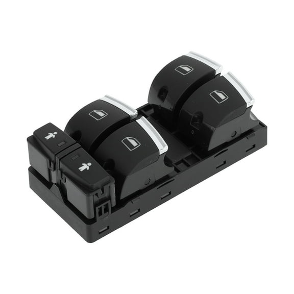 Unique Bargains Power Window Switch No.4F0959851J Front Left Driver Side Window Control Switch for Audi A3 Q7 S6 Black