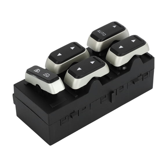 Unique Bargains Power Window Switch No.5W1Z14529BA Front Left Driver Side Window Control Switch for Lincoln Town Car 2003-2008 Black