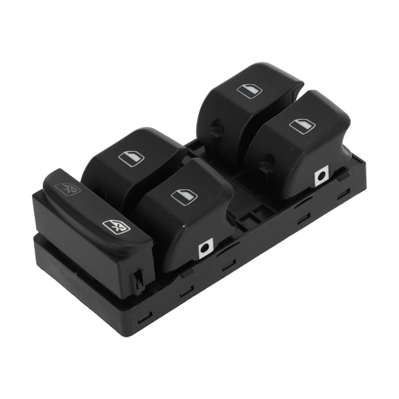 Unique Bargains Power Window Switch No.8K0959851 Front Left Driver Side Window Control Switch for Audi A4 Quattro Q5 Black
