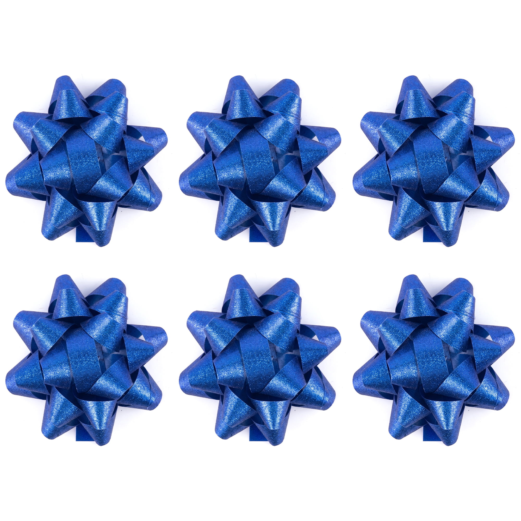 Unique Bargains Pre-Made Gift Bows for Creative Gift Wrapping and Decoration Blue