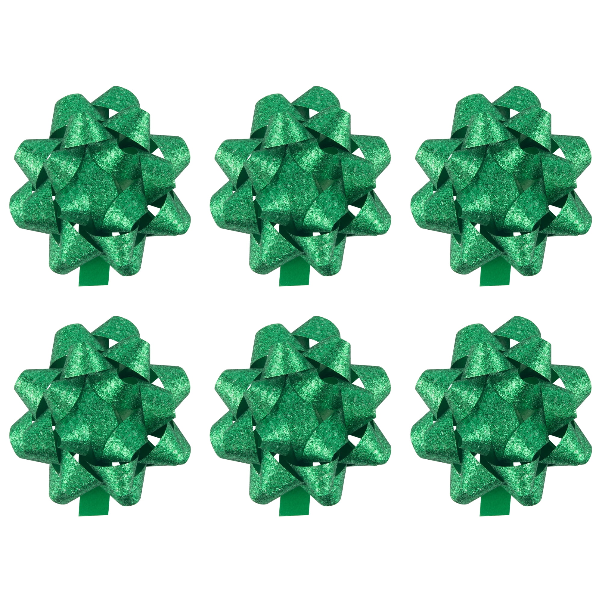 Unique Bargains Pre-Made Gift Bows for Creative Gift Wrapping and Decoration Green