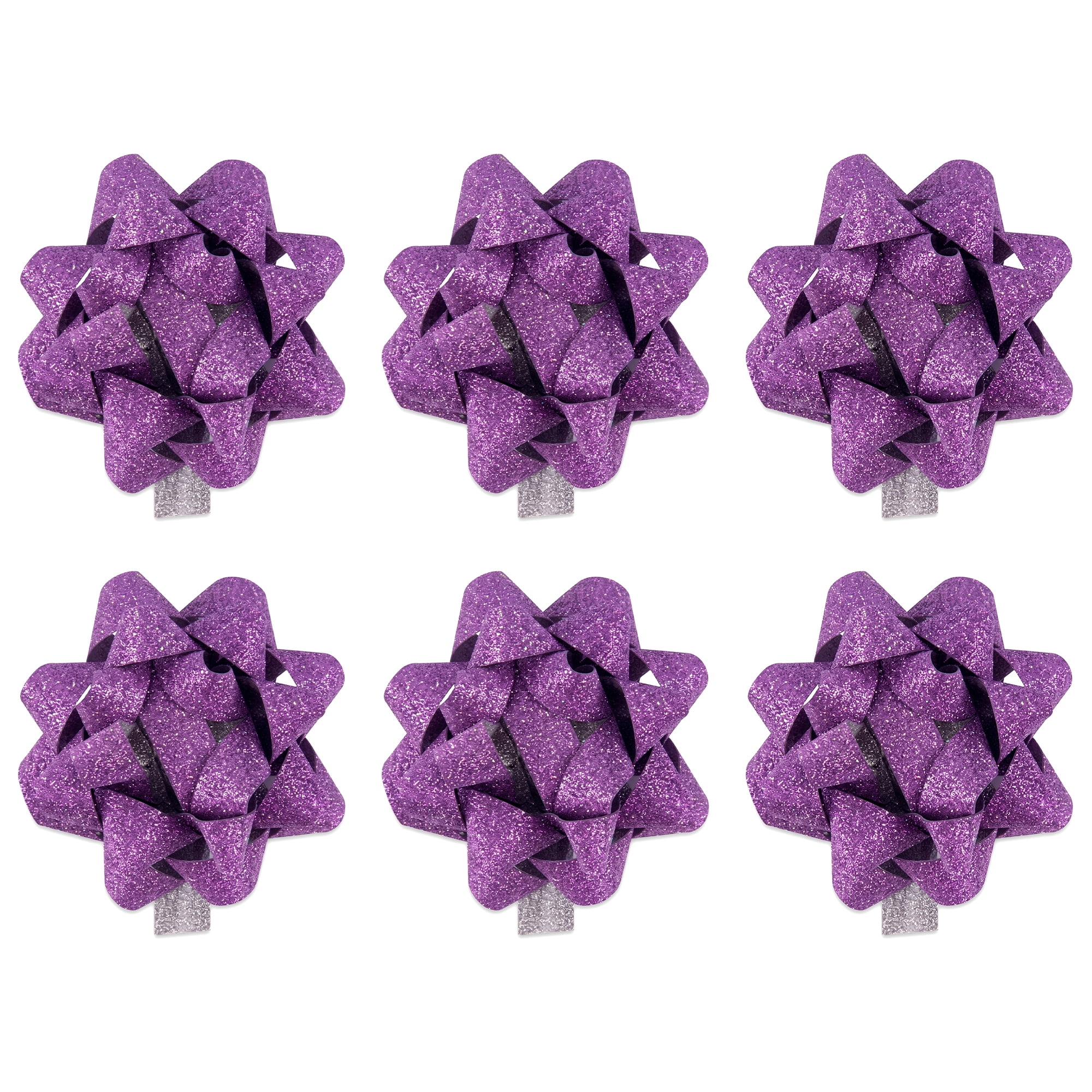 Unique Bargains Pre-Made Gift Bows for Creative Gift Wrapping and Decoration Purple