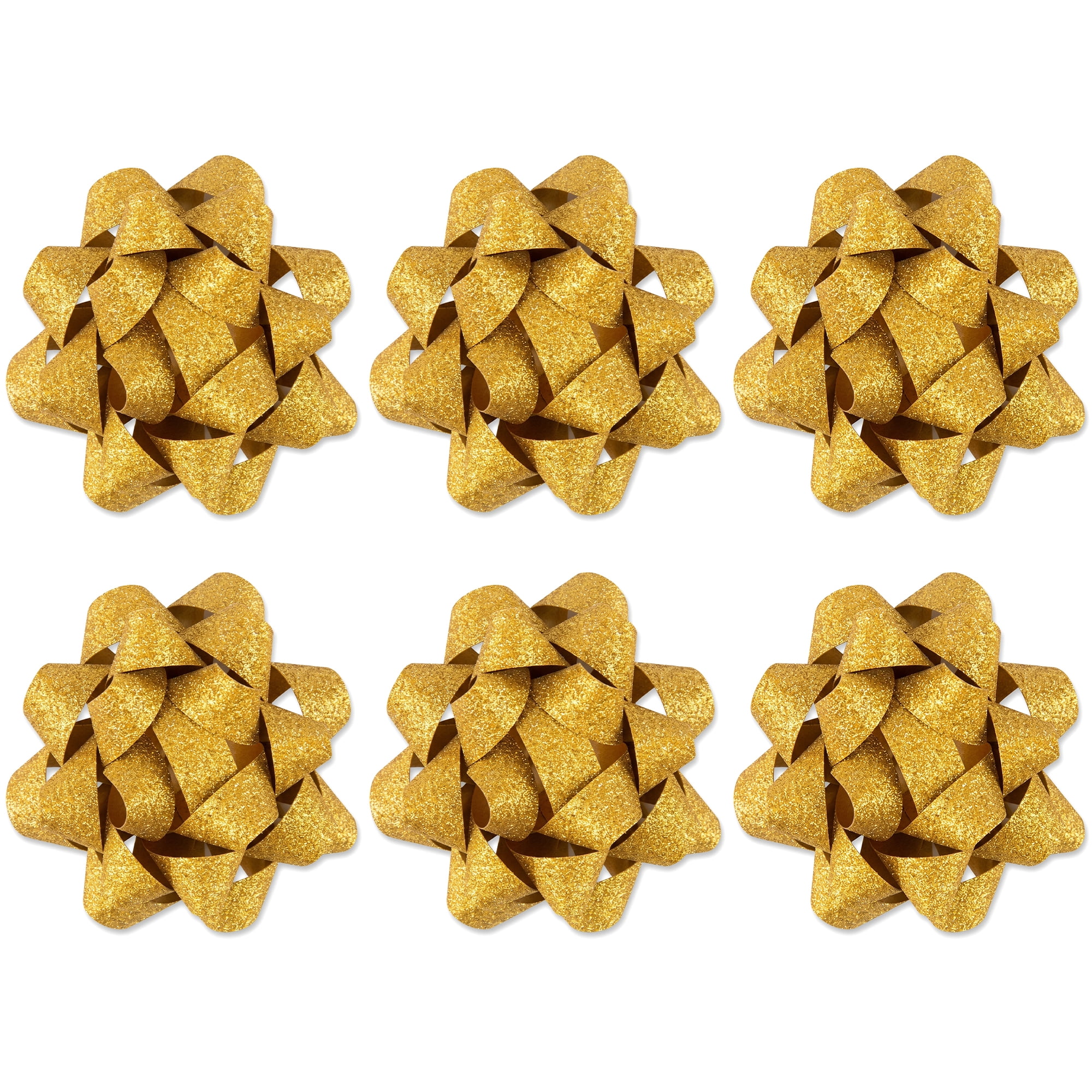 Unique Bargains Pre-Made Gift Bows for Creative Gift Wrapping and Decoration Yellow
