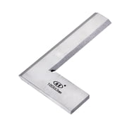 Unique Bargains Precision Machinist Square 4 x 2.5 100x63mm Woodworking Try Square Right Angle Solid Steel Square