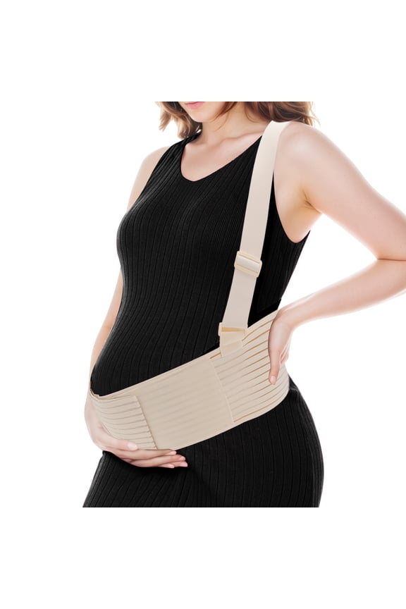 Pregnancy Belly Band Belly Band with Adjustable Straps Belly Band for Pregnant Women Maternity Belt XX Large Skin Color