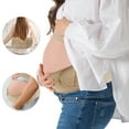 thumbnail image 1 of Unique Bargains Pregnancy Belly Band Shoulder Strap Belly Support Brace Pregnancy Support Belt for Abdomen 1 Set Flesh Color XX-Large, 1 of 7