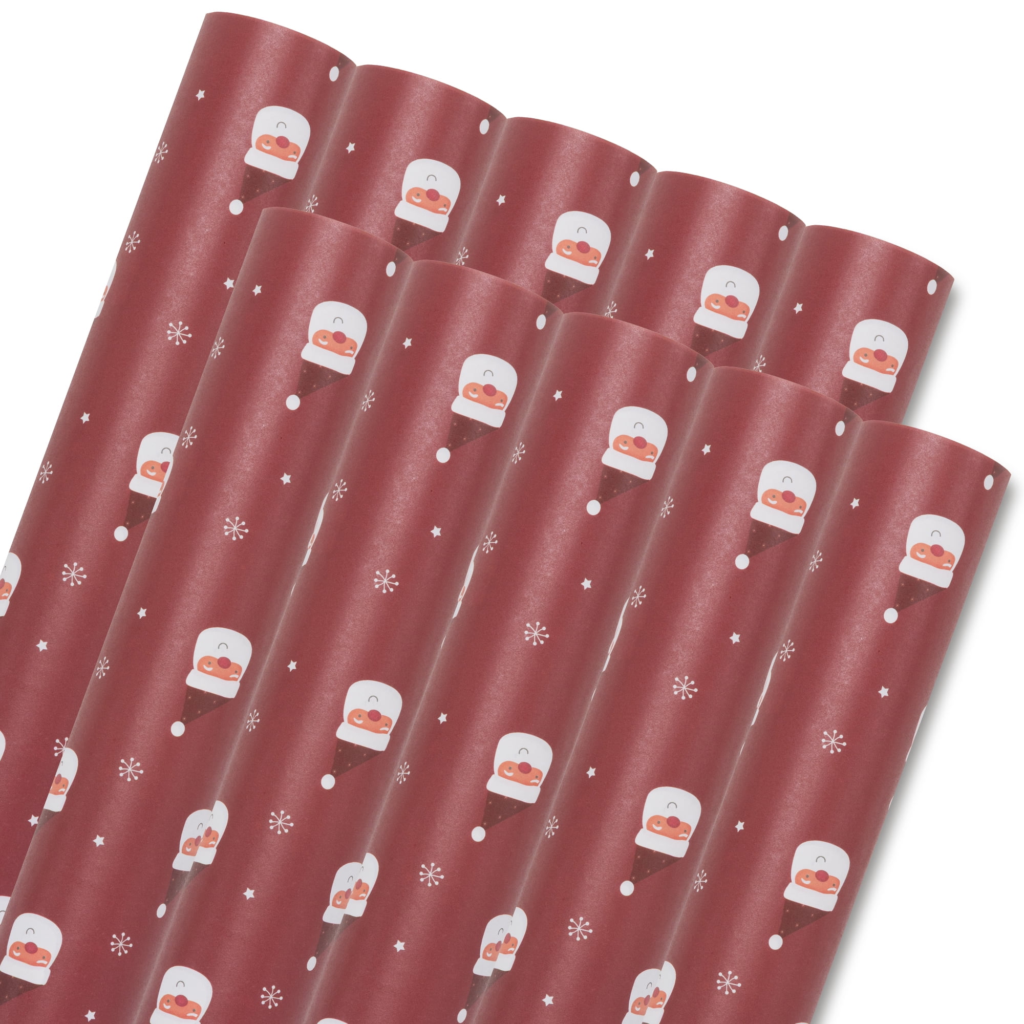 Unique Bargains Premium Gift Wrapping Paper for Christmas and Events Red 27.6"x 19.7"
