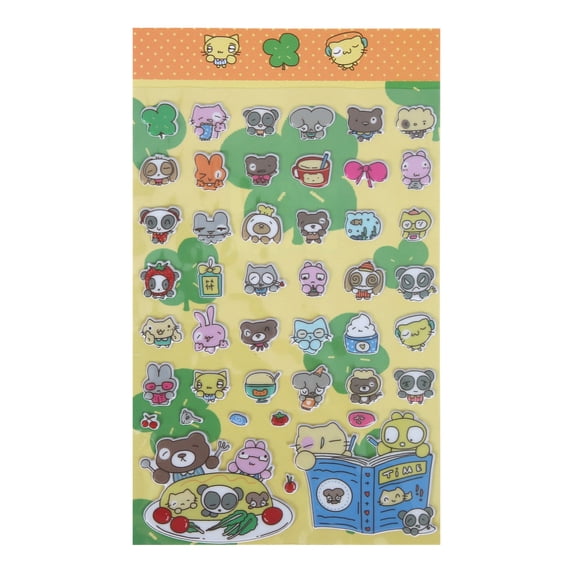 Unique Bargains Premium Quality Adhesive Cute Stickers Multi-Purpose Decorations Animal