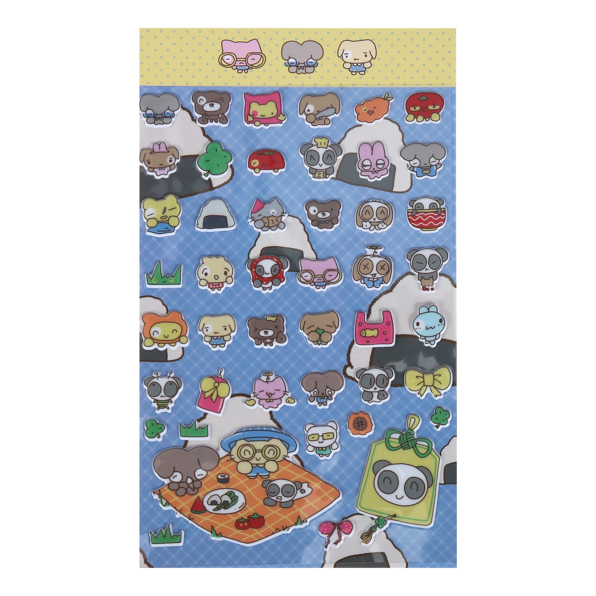 Unique Bargains Premium Quality Adhesive Cute Stickers Multi-Purpose Lucky Charm Animals