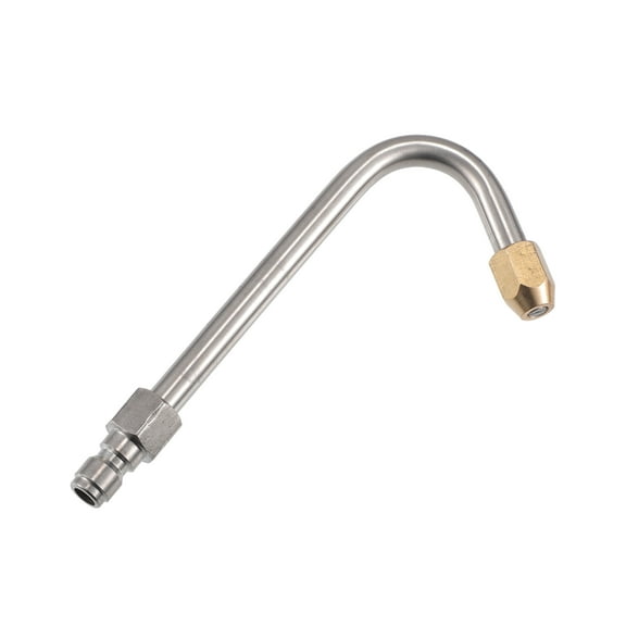 Unique Bargains Pressure Washer Extension Wand Power Washer for Lance Extension Rod for Car Motorcycle Bike J Shape 15cm