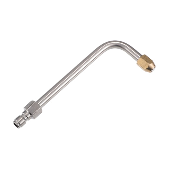 Unique Bargains Pressure Washer Extension Wand for Car Motorcycle Bike L Shape 90 Degree Durable 15cm 1pcs