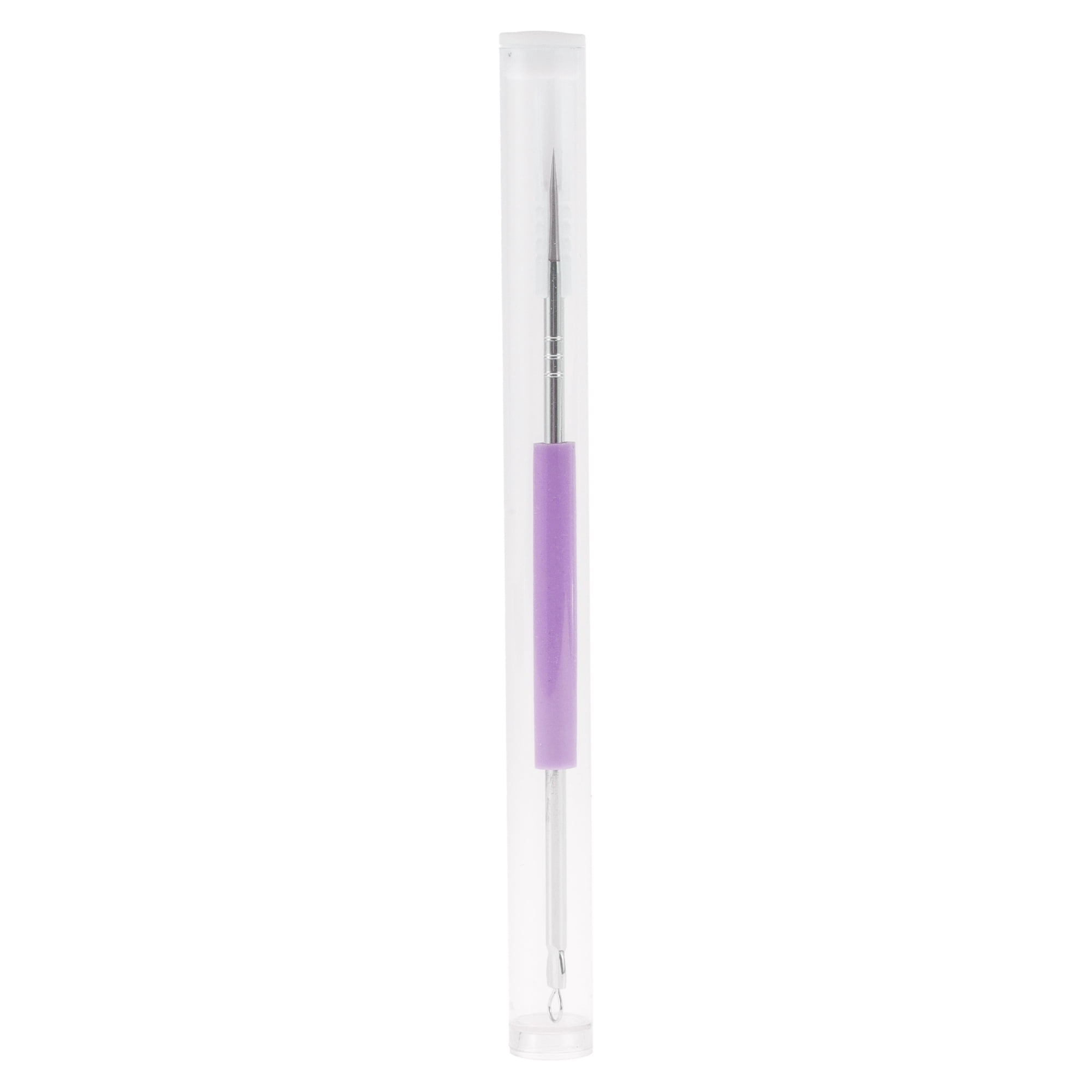 Unique Bargains Professional Durable Pimple Extractor Tool 4.92 Length 1 Pcs Purple