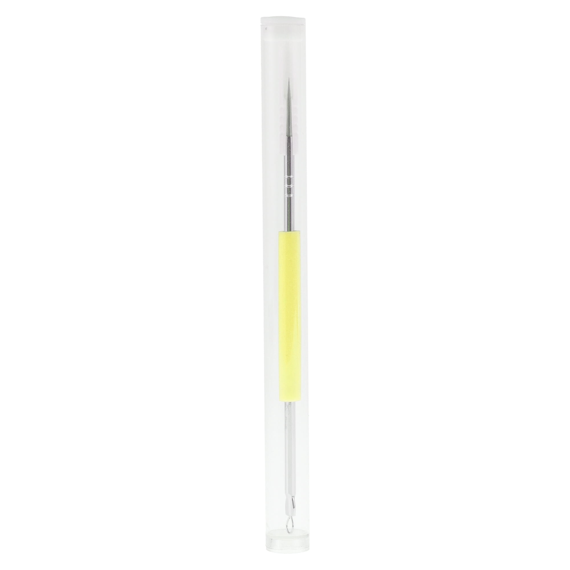 Unique Bargains Professional Durable Pimple Extractor Tool 4.92 Length 1 Pcs Yellow