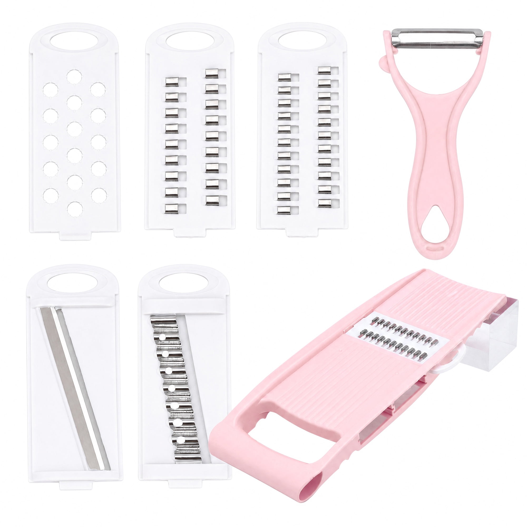 Unique Bargains  Professional Mandoline Slicer for Home Chefs 7 in 1(B) 10.9"x3.9"