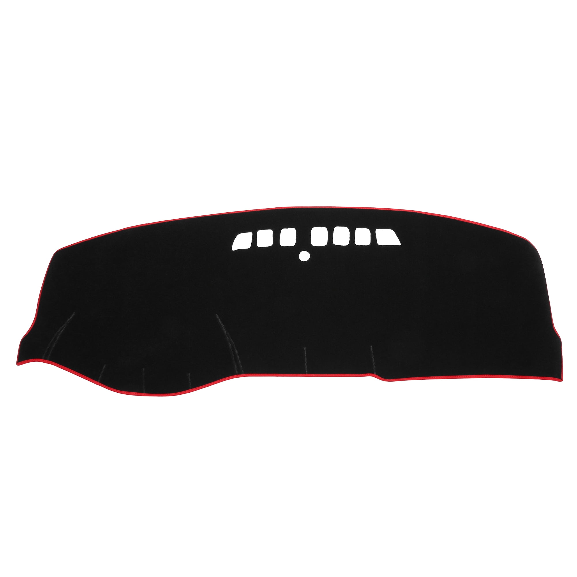 Unique Bargains Protective Dashboard Cover Mat for Buick LaCrosse 2005-2008 Black Red