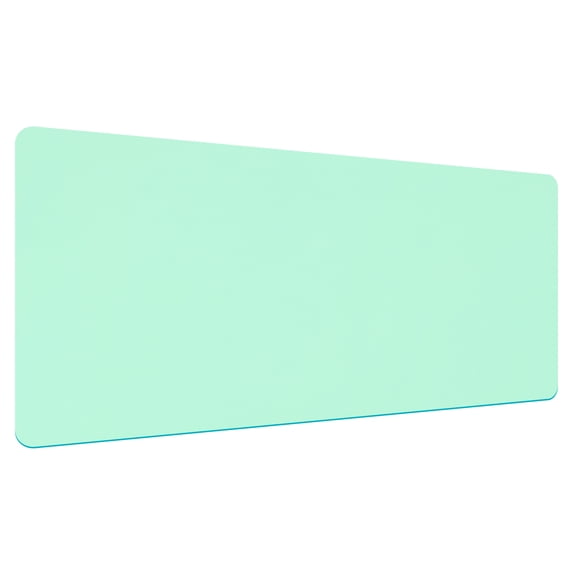Unique Bargains Protector PU Leather Dual Side Mouse Pad Mat for Office Home Blue/Green 35"x18"