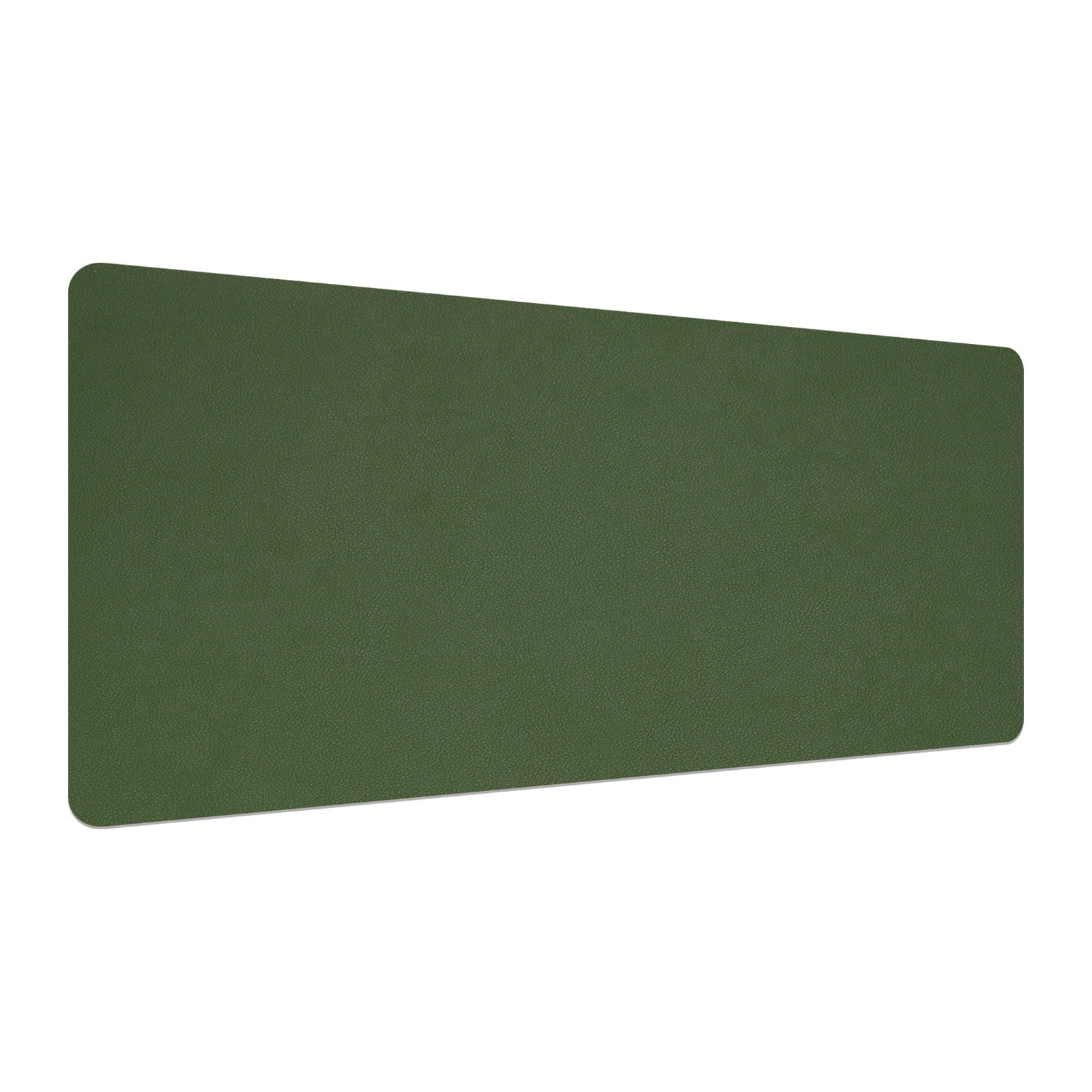 Unique Bargains Protector PU Leather Dual Side Mouse Pad Mat for Office Home Green/Gray 28"x14"