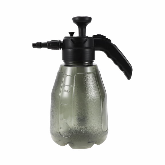 Unique Bargains Pump Spray Outside Hand Pressure Garden Sprayer for Garden Home Adjustable Plastic 2L 1 Pc Black