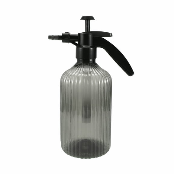 Unique Bargains Pump Spray Outside Plant Mister Pump Spray Bottle Water Pump for Garden Home Adjustable Plastic 2L 1 Pc Gray