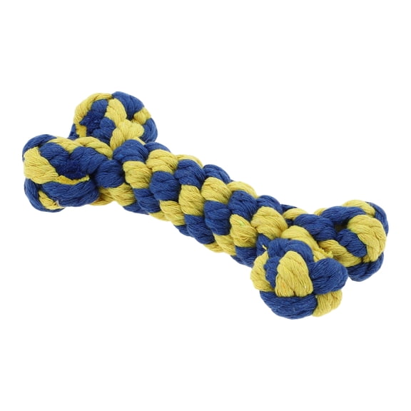 Unique Bargains Puppy Chewer Bone Shape Dog Chew Rope Cotton