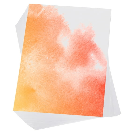 Unique Bargains Pure Cotton Watercolor Paper Water Coloring Paint Paper 10x7 Inch