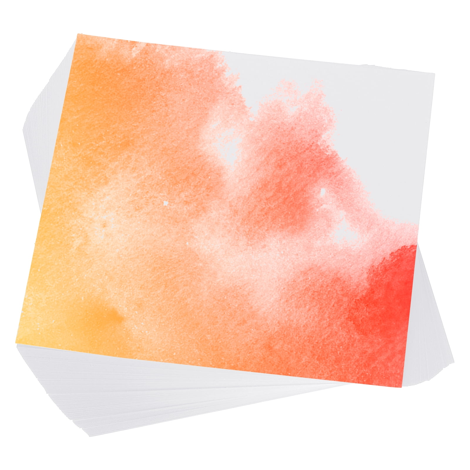 Unique Bargains Pure Cotton Watercolor Paper Water Coloring Paint Paper 8x8 Inch
