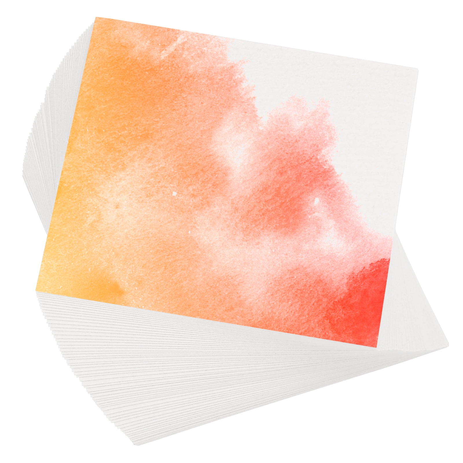 Unique Bargains Pure Cotton Watercolor Paper for Painting and Drawing Project 4"x4"