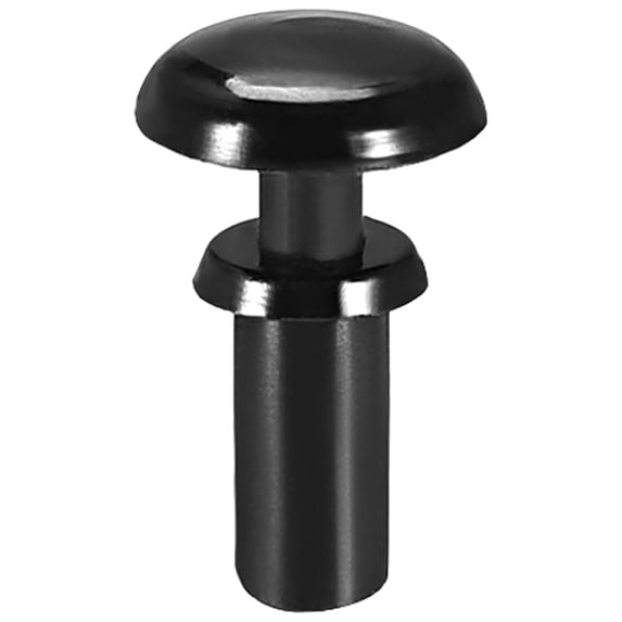 Unique Bargains Push Clip Rivet 2.6mm x 5mm PCB Circuit Panel Nylon Fastener Black 50Pcs