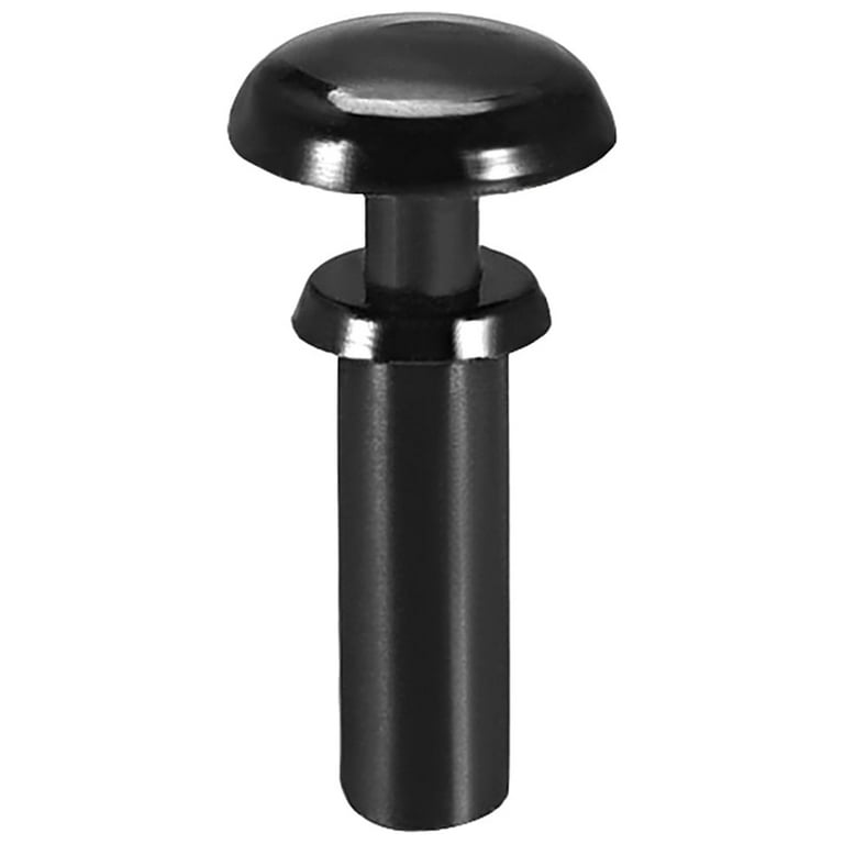 100 Pack Black Plastic Rivets Uxcell 100-Pack Push Clip Rivets - 4mm X ...
