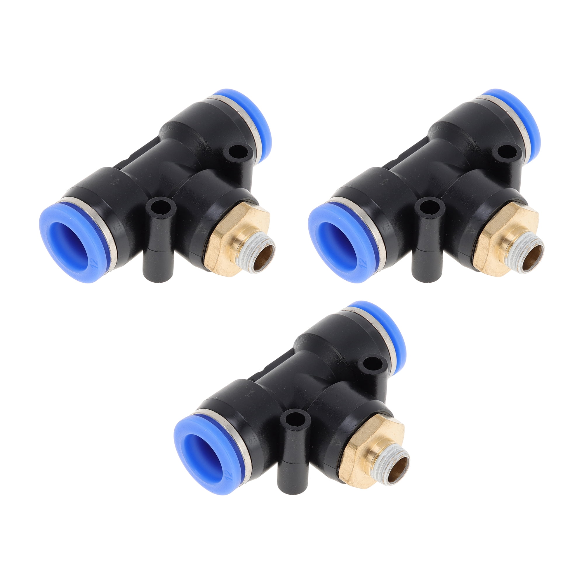 Unique Bargains Push to Connect Air Fittings 1/2