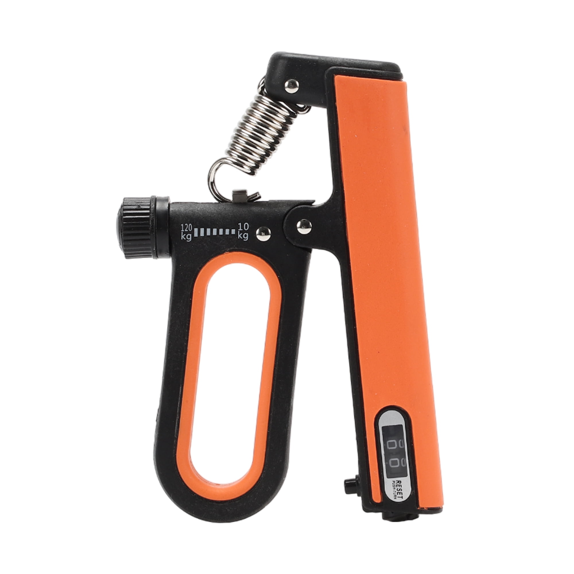 Unique Bargains Q Shape Hand Grip Strengthener Adjustable Strength for Fitness Orange