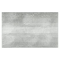 Unique Bargains Quick Dry Non Slip Chenille Bath Mat Cozy Shaggy Bath Rugs Gray 20" x 32"