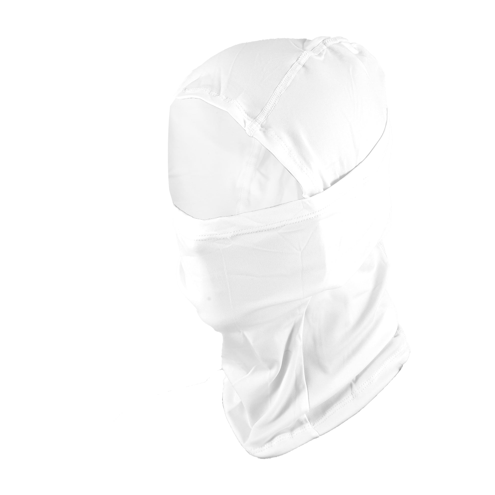 Unique Bargains Quick-drying Ice Silk Solid Balaclava Face Mask 1 Pc White