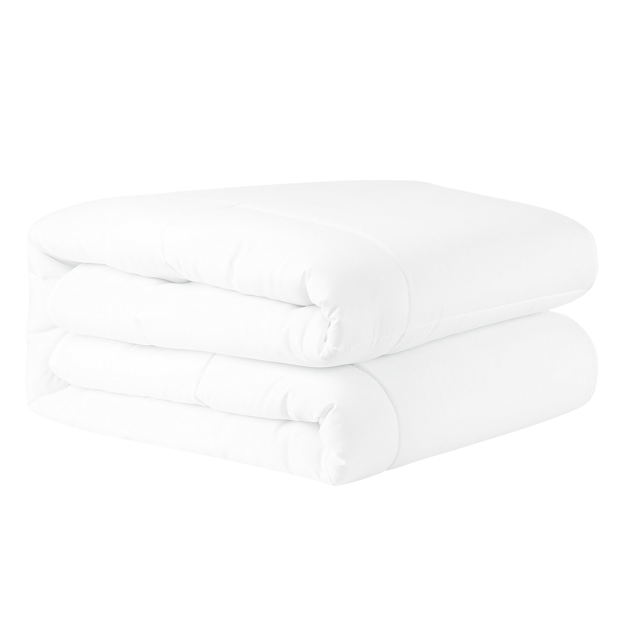 Unique Bargains Quilt Soft Lightweight Down Alternative Comforter White Queen