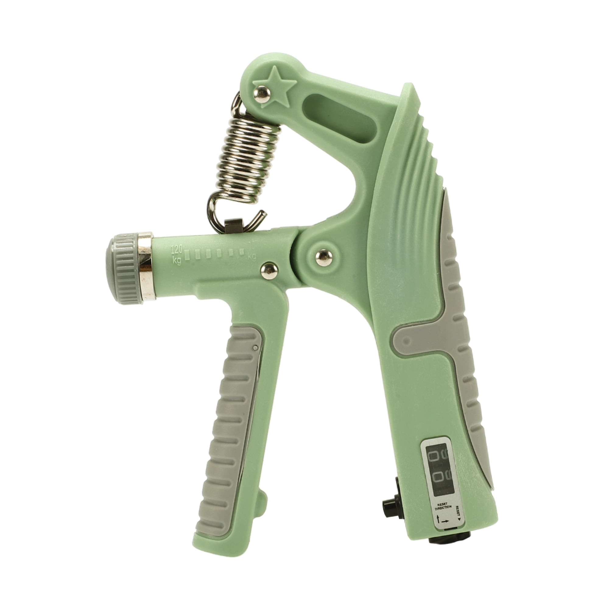 Unique Bargains R Shape Hand Grip Strengthener Adjustable Strength for Fitness Green