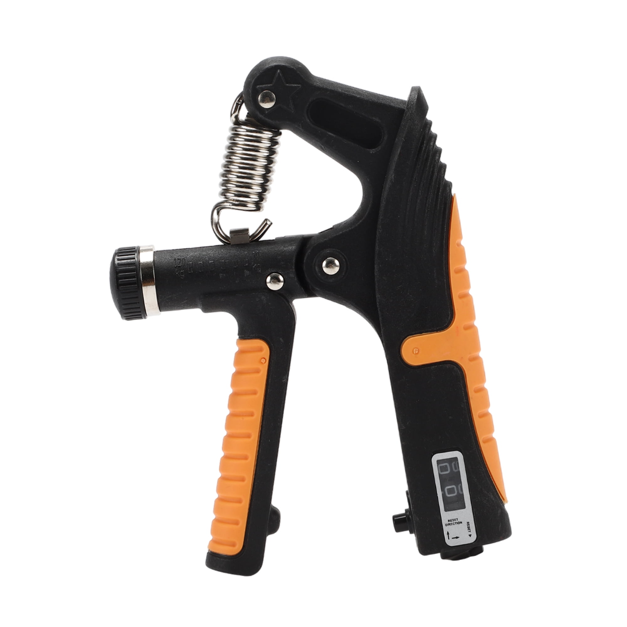 Unique Bargains R Shape Hand Grip Strengthener Adjustable Strength for Fitness Orange