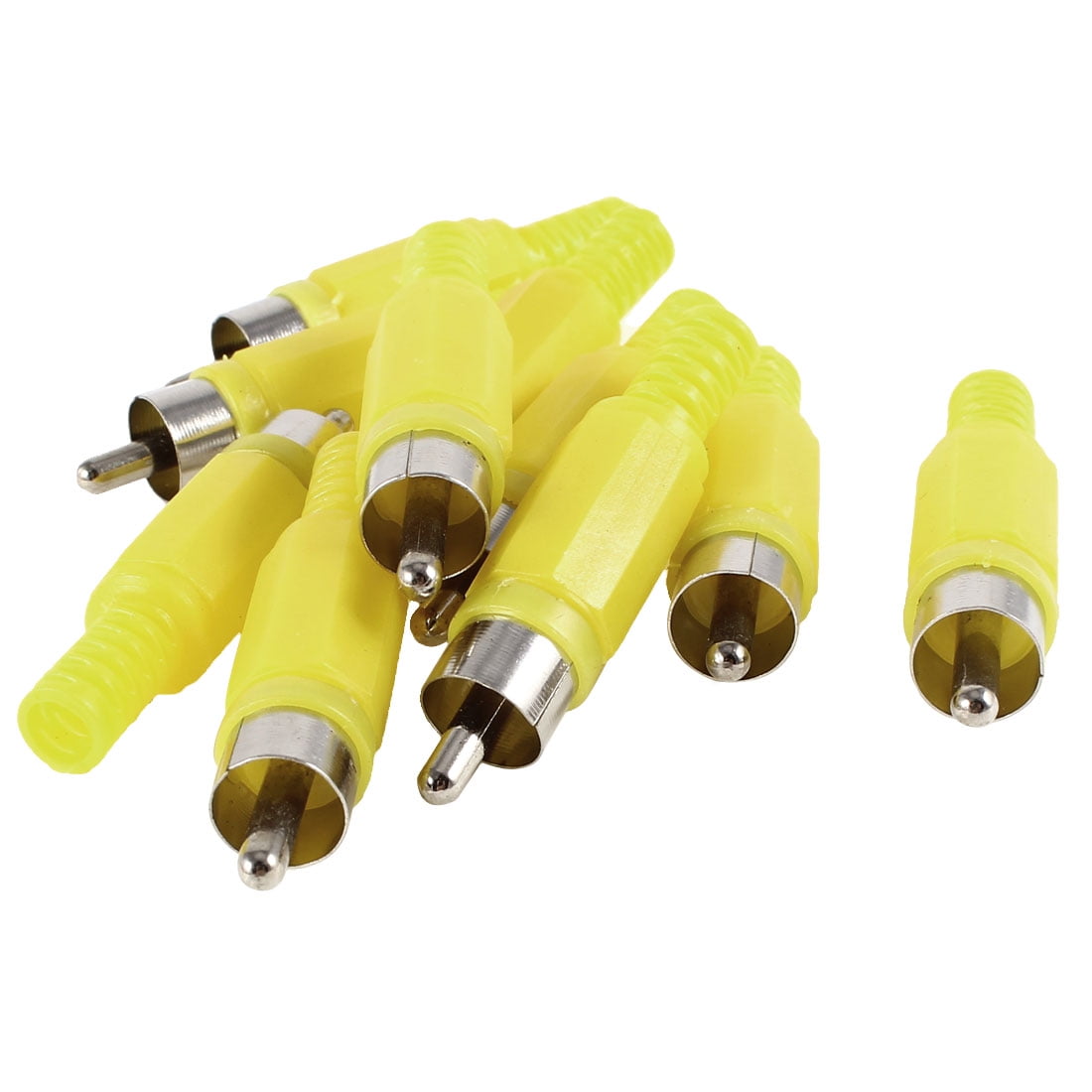 Unique Bargains RCA Male Plug Audio Video AV Cable Connector Coverter