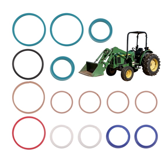 Unique Bargains RE45894 Steering Cylinder Seal Kit for John Deere Tractor 5103 5105 5200 5203 5205 5210 5220 5225 5300 5310 5320 5325 5400 5410 5420 5425