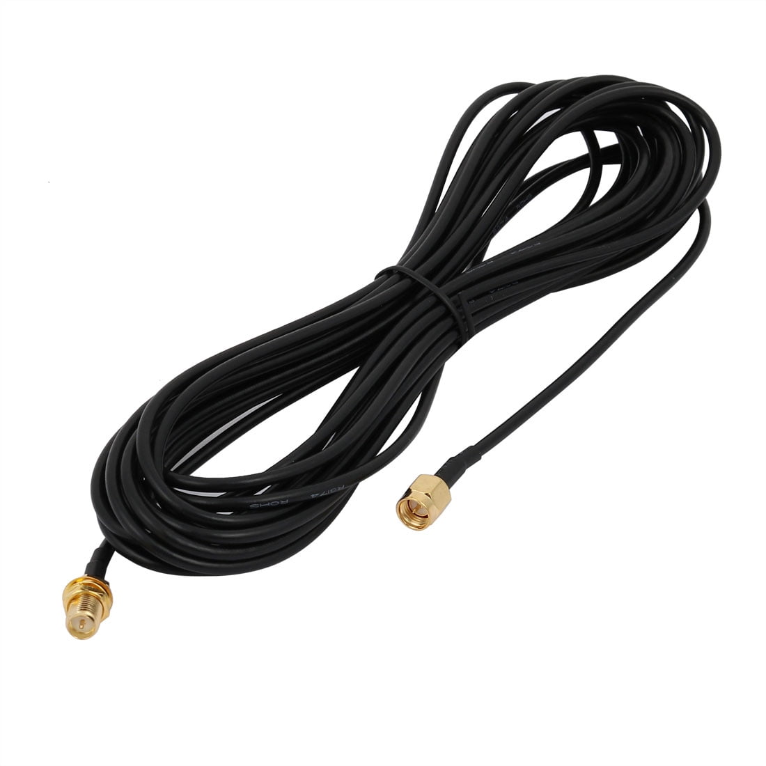 Unique Bargains RG174 Antenna Extension Cable SMA Male to Male
