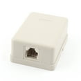 thumbnail image 1 of Unique Bargains RJ11 6P4C Single Port Female Socket US Telephone Cable Adapter Junction Box, 1 of 4