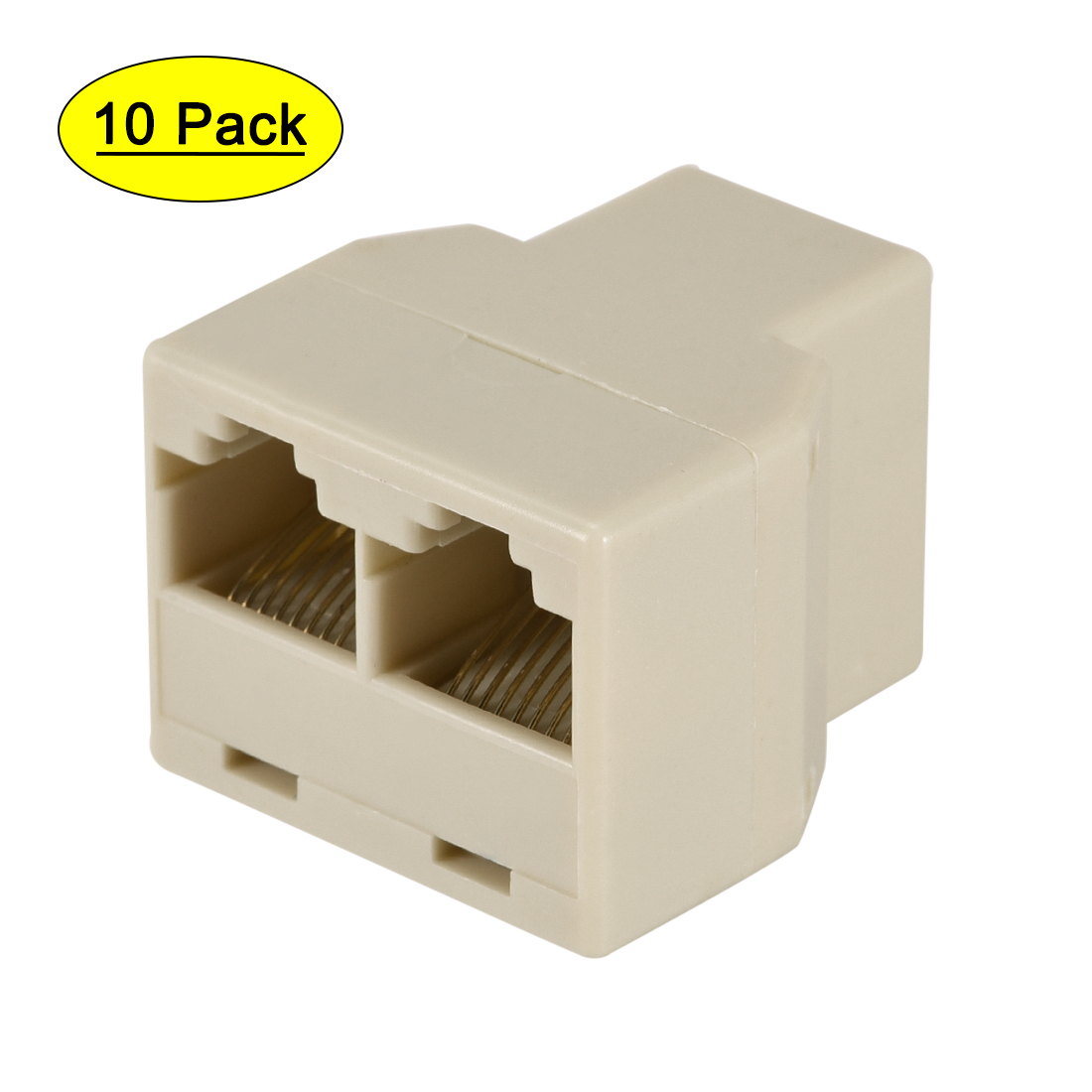 Unique Bargains RJ45 3 Way Network Splitter Adapter Connector