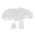 thumbnail image 1 of Unique Bargains RJ45 8P8C CAT5 Modular Ethernet Network Cable LAN Connector End Clear 30pcs, 1 of 2
