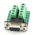 thumbnail image 1 of Unique Bargains RS232 Serial DB9 Female Adapter to Terminal Connector Signal Plate Module, 1 of 4