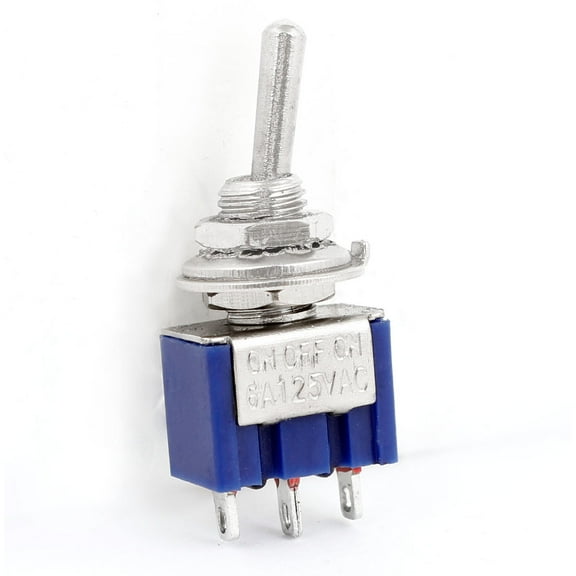 Unique Bargains Racing Car Auto On/Off/On 3 Pin Toggle Switch 125V 6A 3 Pin