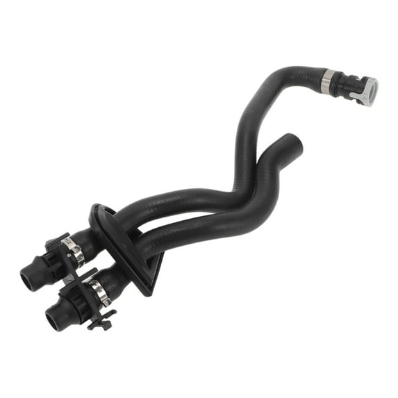 Unique Bargains Radiator Hose Heater Hose No.31368257 for Volvo XC60 2010-2015 Black Rubber 1 Pc Warm Air Outlet Pipe Good Sealing