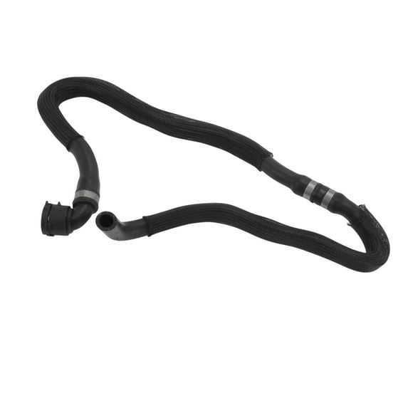 Unique Bargains Radiator Hose Heater Hose Radiator Outlet Hose Pipe No.17127580961 for BMW 5 Series 2009 Rubber Coolant Pipe Black 1 Pc